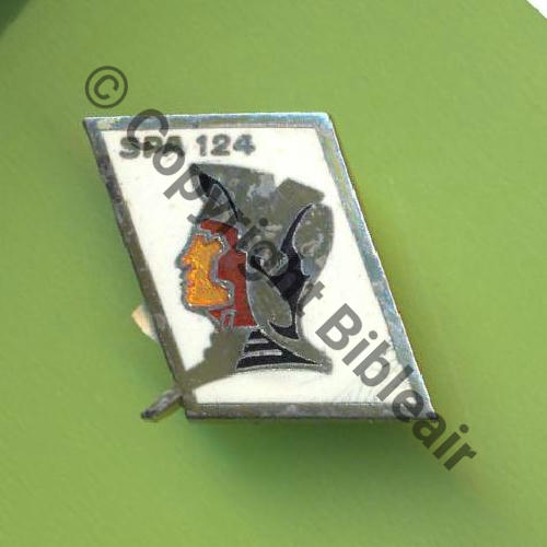 124  1980circa A1098 SPA.124 2e Drille 1.5 JEANNE ARC  SM Bol fenetre allonge Dos lisse SNH Lettres epaisses Src.Y.GENTY 